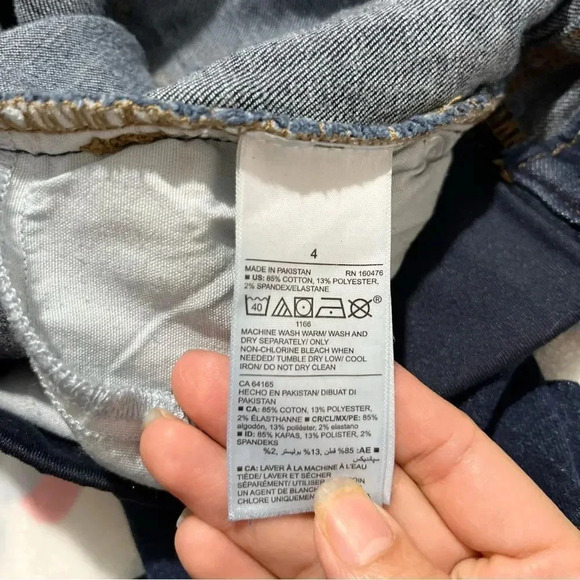 Old Navy maternity front low-panel rockstar skinny jeans Size 4 - Picture 7 of 13